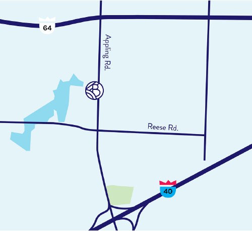 Bartlett - Appling South map